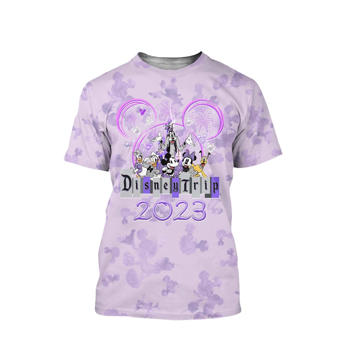 Disney T-Shirt Trip Disney 100 Years Of Wonder T-Shirt Purple Unisex Adults New Release - Trendy Gift For Men & Women