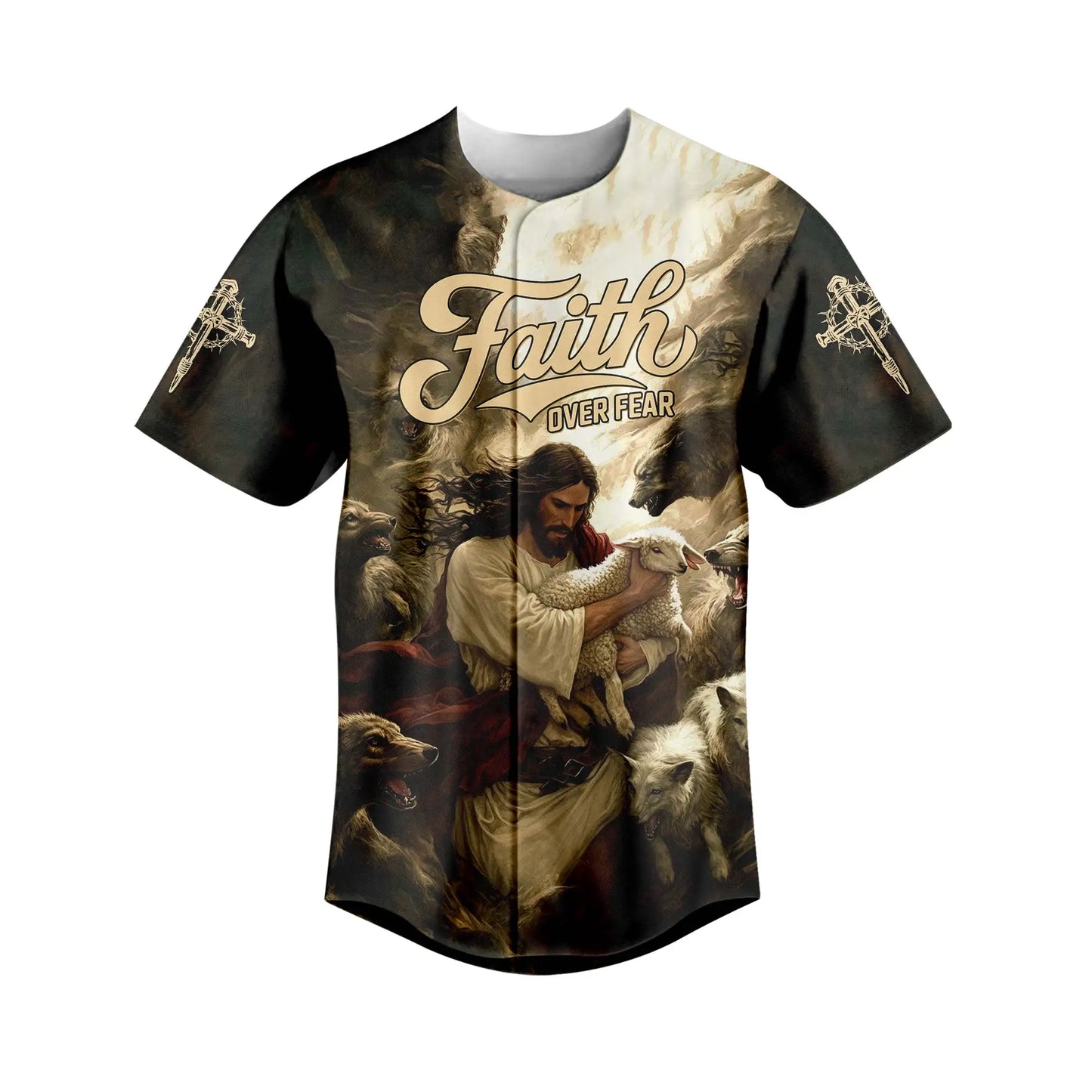 Jesus Protect the Lamp Baseball Jersey Bundle