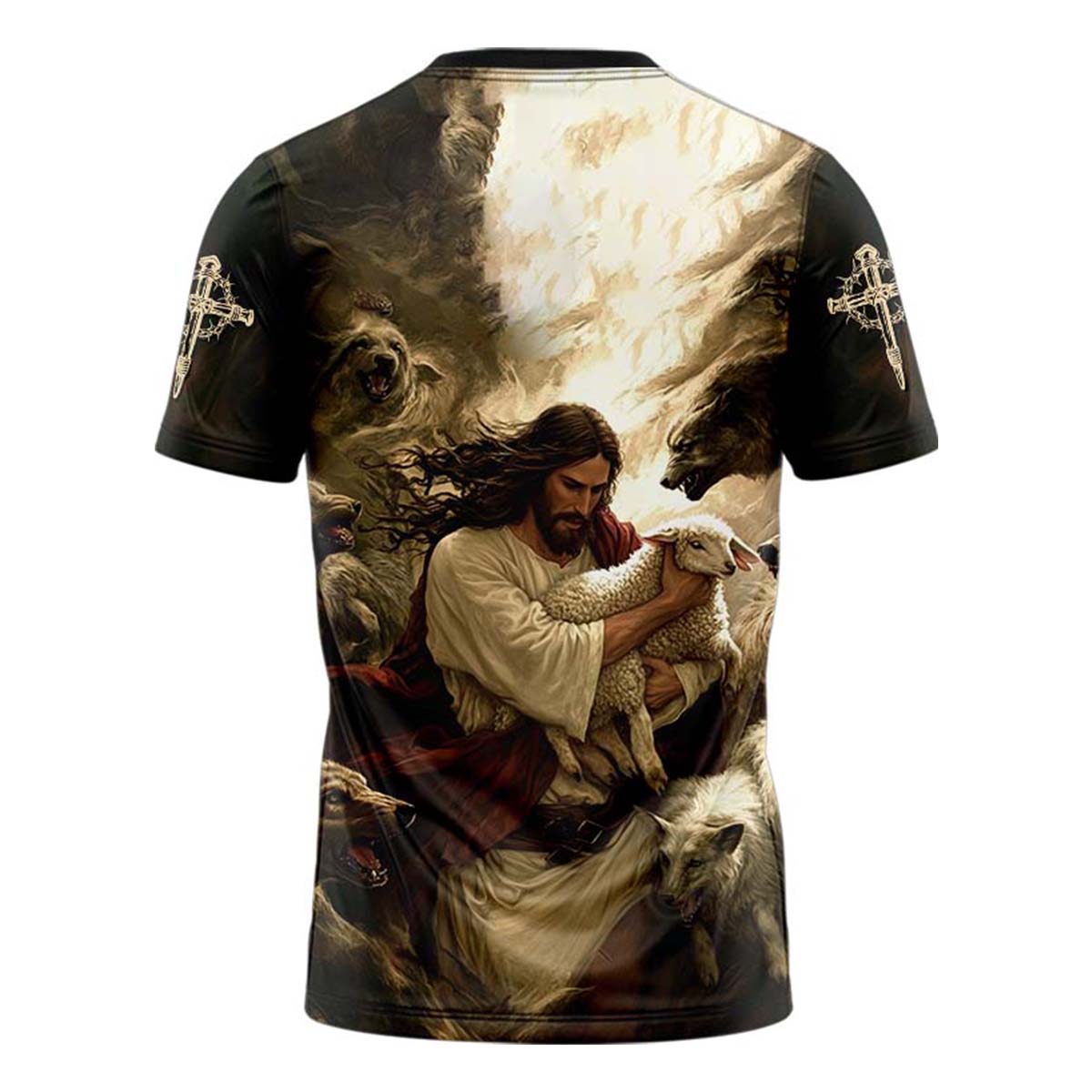Jesus Protect the Lamp 3D TShirt
