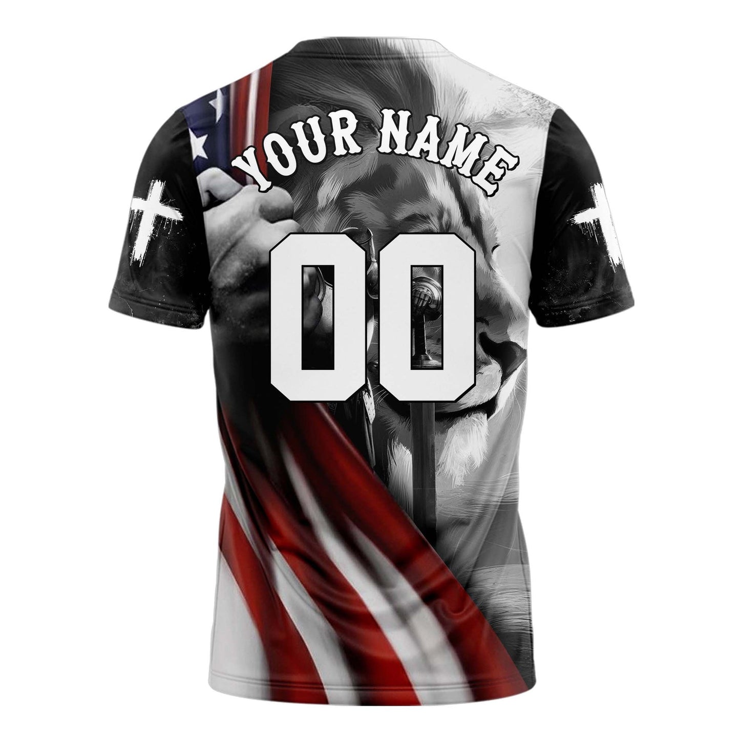A Child Of God A man Of Faith A Warrior Of Christ 3D TShirt