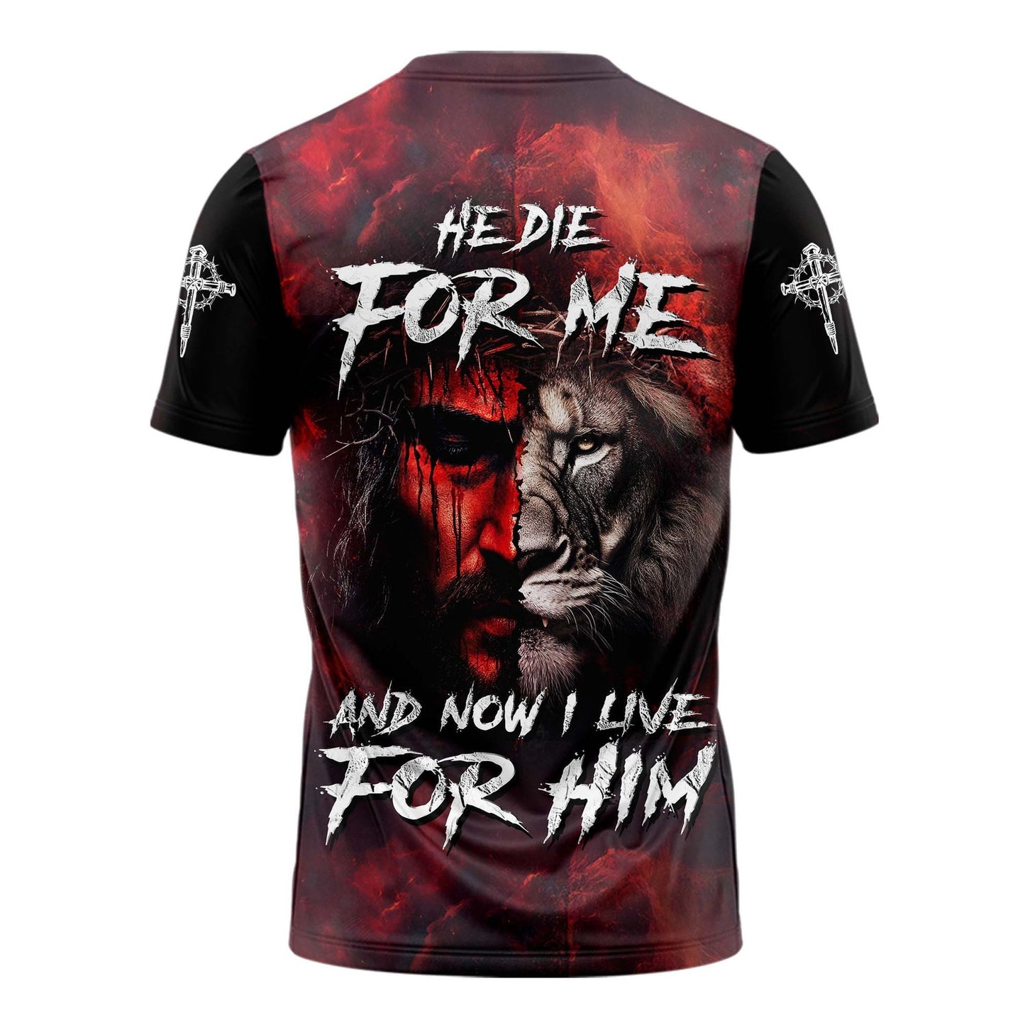 He Died For Me Lion 3D TShirt