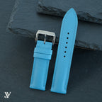 Light Blue Epsom Leather Watch Strap — original product photo