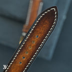 Patina Cognac Brown Vegetable-Tanned Leather Watch Strap — original product photo