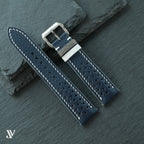 Navy Blue Togo Leather Watch Strap — original product photo