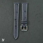 Navy Ostrich Leather Watch Strap — original product photo