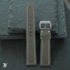 Gray Togo Leather Watch Strap — original product photo