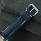 Dark Navy Togo Leather Watch Strap — original product photo