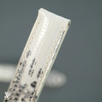 White Gray Lizard Leather Watch Strap — original product photo
