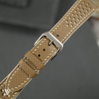Taupe Togo Leather Watch Strap — original product photo