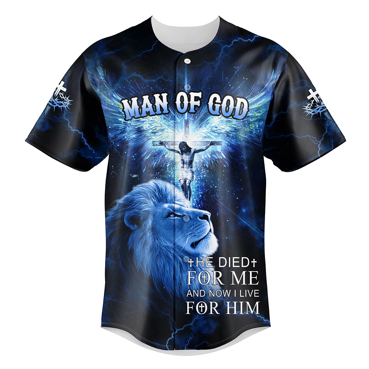 He Die For Me And Now I Live For Him Baseball Jersey Bundle