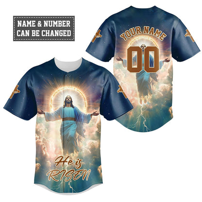 He Is Risen Ascension Glory Baseball Jersey Bundle