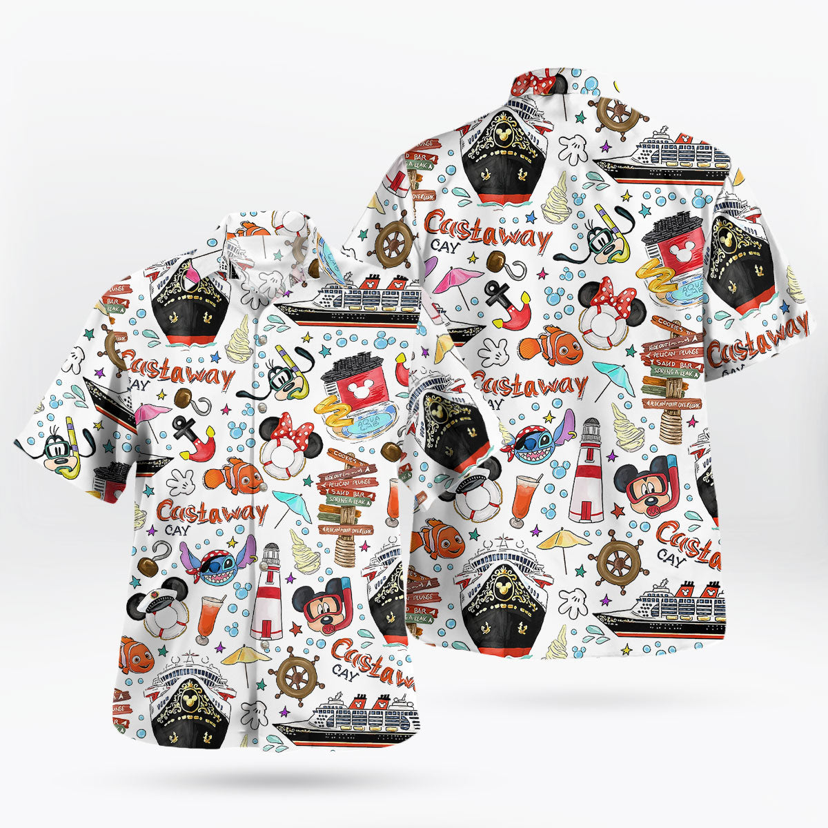 Disney Castaway Cay Cruise Hawaiian Shirt | Tropi Hawaiian Shirts Store