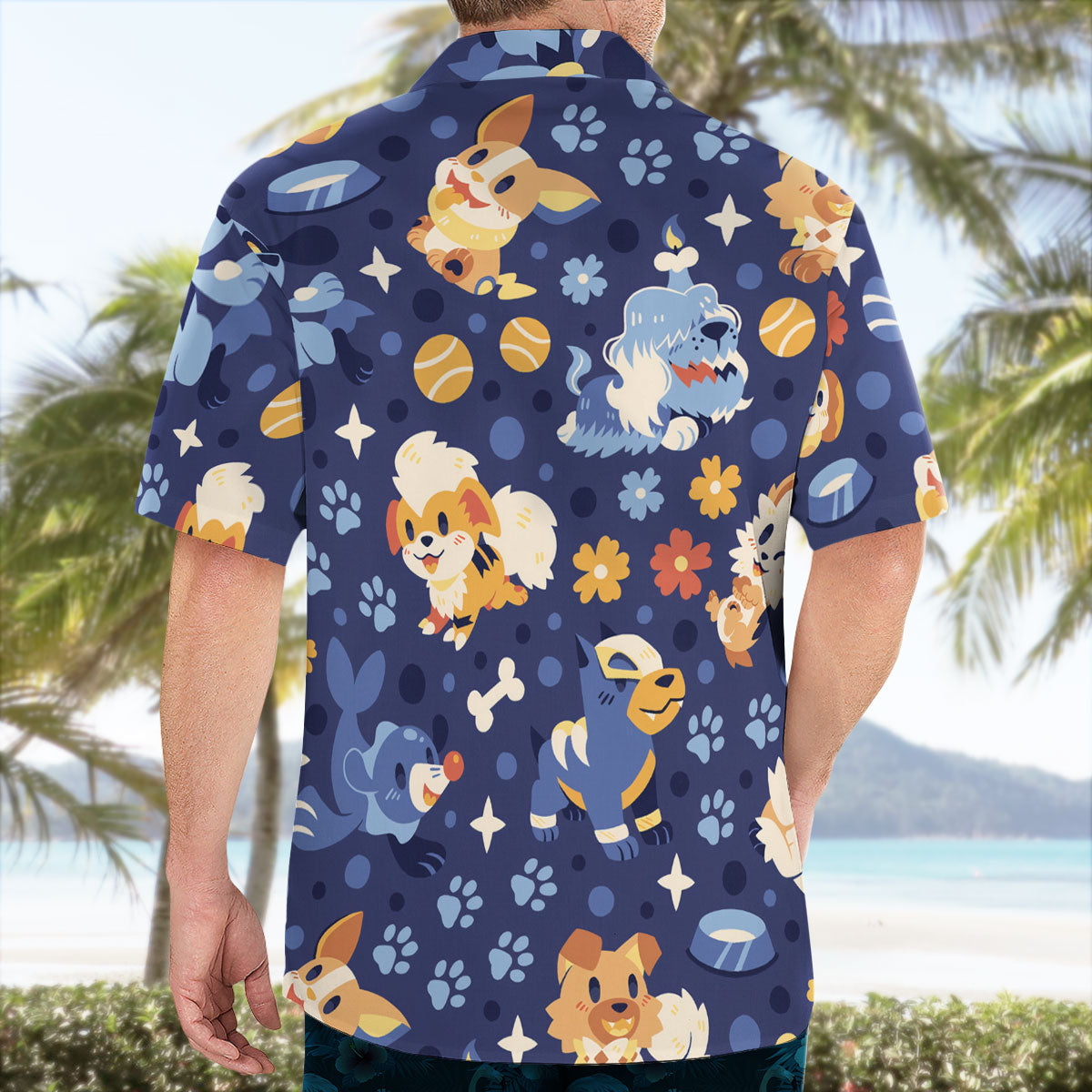 Dog Pokemon Hawaiian Shirt Tropical Style - Tropi Hawaiian Shirts