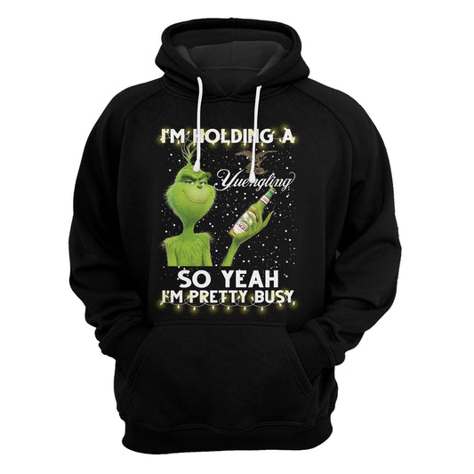 Yuengling Hoodie So Yeah I'M Pretty Busy Zip Hoodie T-Shirt Black Unisex - Trendy Gift For Men & Women