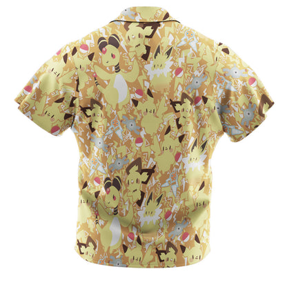 Electric Type Pokemon Hawaiian Shirt Men Women - Tropi Hawaiian Shirts