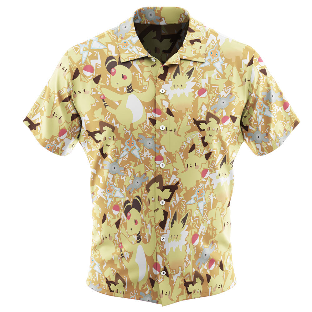 Electric Type Pokemon Hawaiian Shirt Men Women - Tropi Hawaiian Shirts