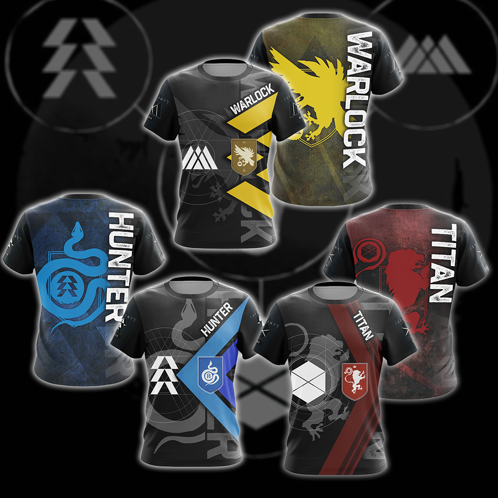 Destiny Titan All Over Print T-shirt Tank Top Zip Hoodie Pullover Hoodie Hawaiian Shirt