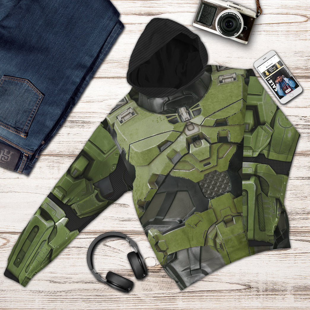  Halo Infinite Masterchief Cosplay Custom Tshirt Hoodie Apparel