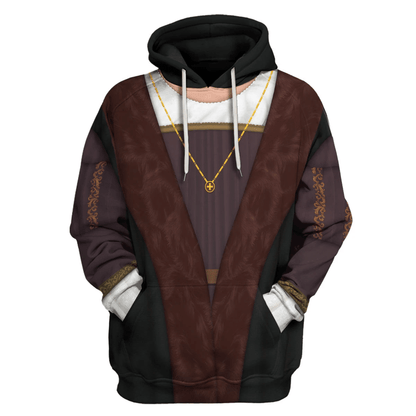 Historical Hoodie Explorer Christopher Columbus Costume T-shirt Brown Unisex