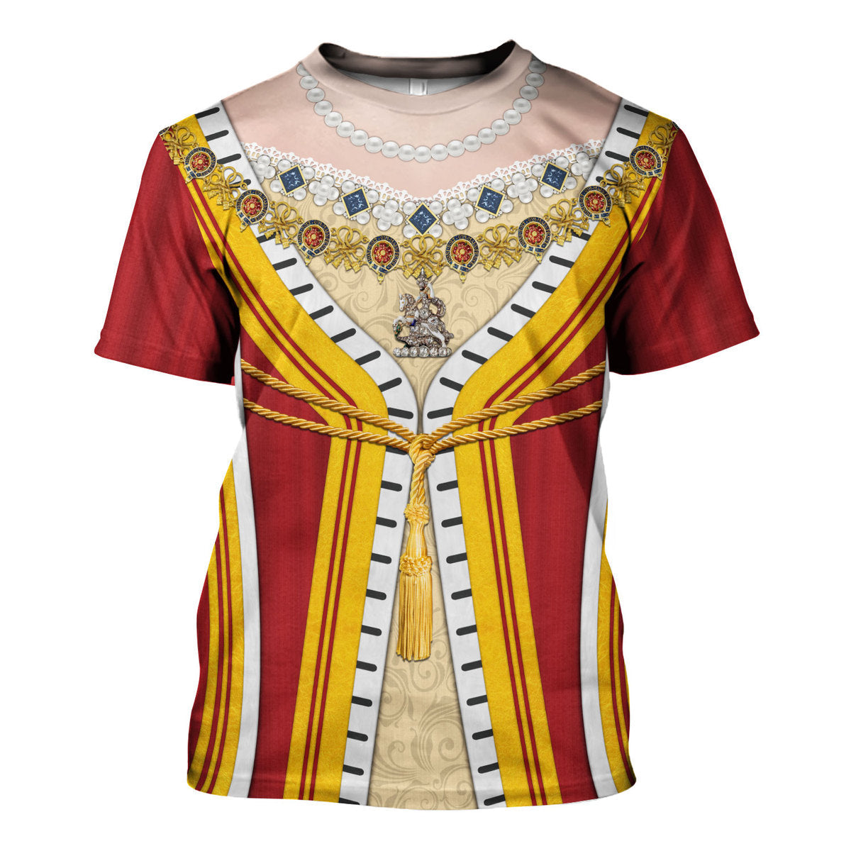 Historical Hoodie Victoria of England Costume T-shirt Red Unisex