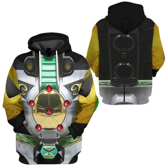 Power Ranger Hoodie Mighty Morphin Power Rangers Dragonzord Hoodie Colorful Unisex - Cozy Hoodie For Cold Weather