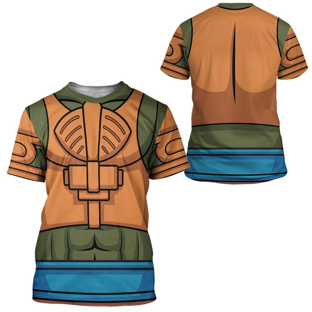 He-Man And The Masters Of The Universe Hoodie Master Of The Universe Man At Arms Costume T-Shirt Green Orange Unisex - Trendy Gift For Men & Women