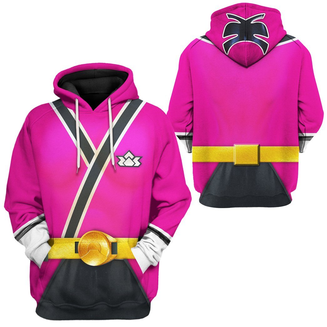 Power Ranger Hoodie Pink Samurai Power Rangers Hoodie Pink Unisex - Cozy Hoodie For Cold Weather