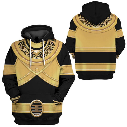 Power Ranger Hoodie Gold Power Rangers Zeo Hoodie Gold Unisex - Cozy Hoodie For Cold Weather