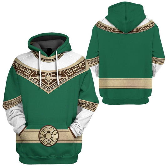 Power Ranger Hoodie Green Power Rangers Zeo Hoodie Green Unisex - Cozy Hoodie For Cold Weather