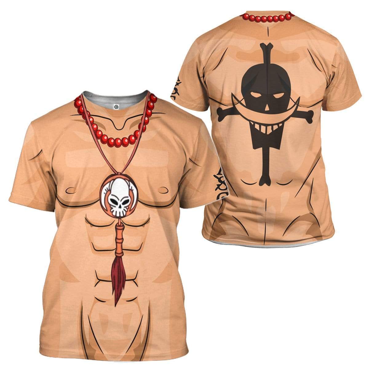 One Piece Hoodie Ace One Piece Costume T-Shirt Colorful Unisex - Trendy Gift For Men & Women