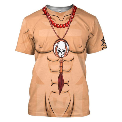 One Piece Hoodie Ace One Piece Costume T-Shirt Colorful Unisex - Trendy Gift For Men & Women