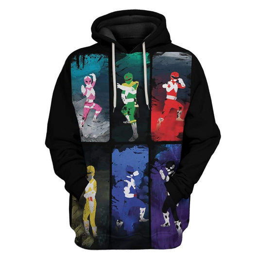 Power Ranger Hoodie Power Rangers What Is Your Power Hoodie Colorful Unisex - Cozy Hoodie For Cold Weather
