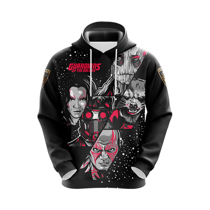Guardian Of The Galaxy Hoodie Guardian Of The Galaxy Team Members Hoodie Black Unisex