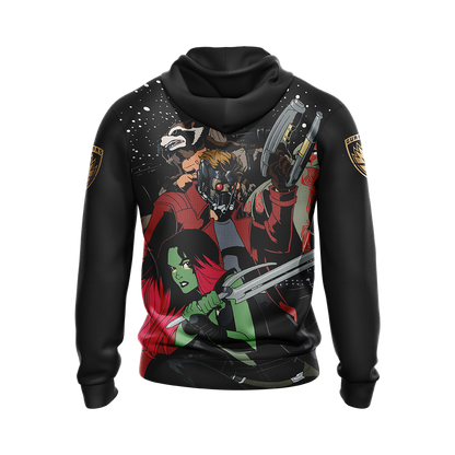 Guardian Of The Galaxy Hoodie Guardian Of The Galaxy Team Members Hoodie Black Unisex