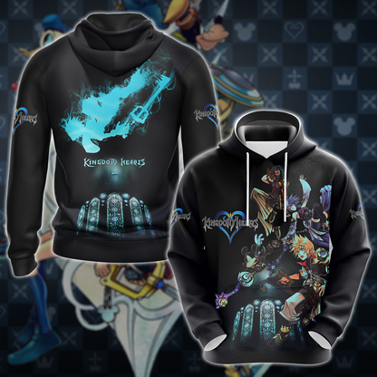Kingdom Hearts Video Game 3D All Over Print T-shirt Tank Top Zip Hoodie Pullover Hoodie Hawaiian Shirt Beach Shorts Jogger