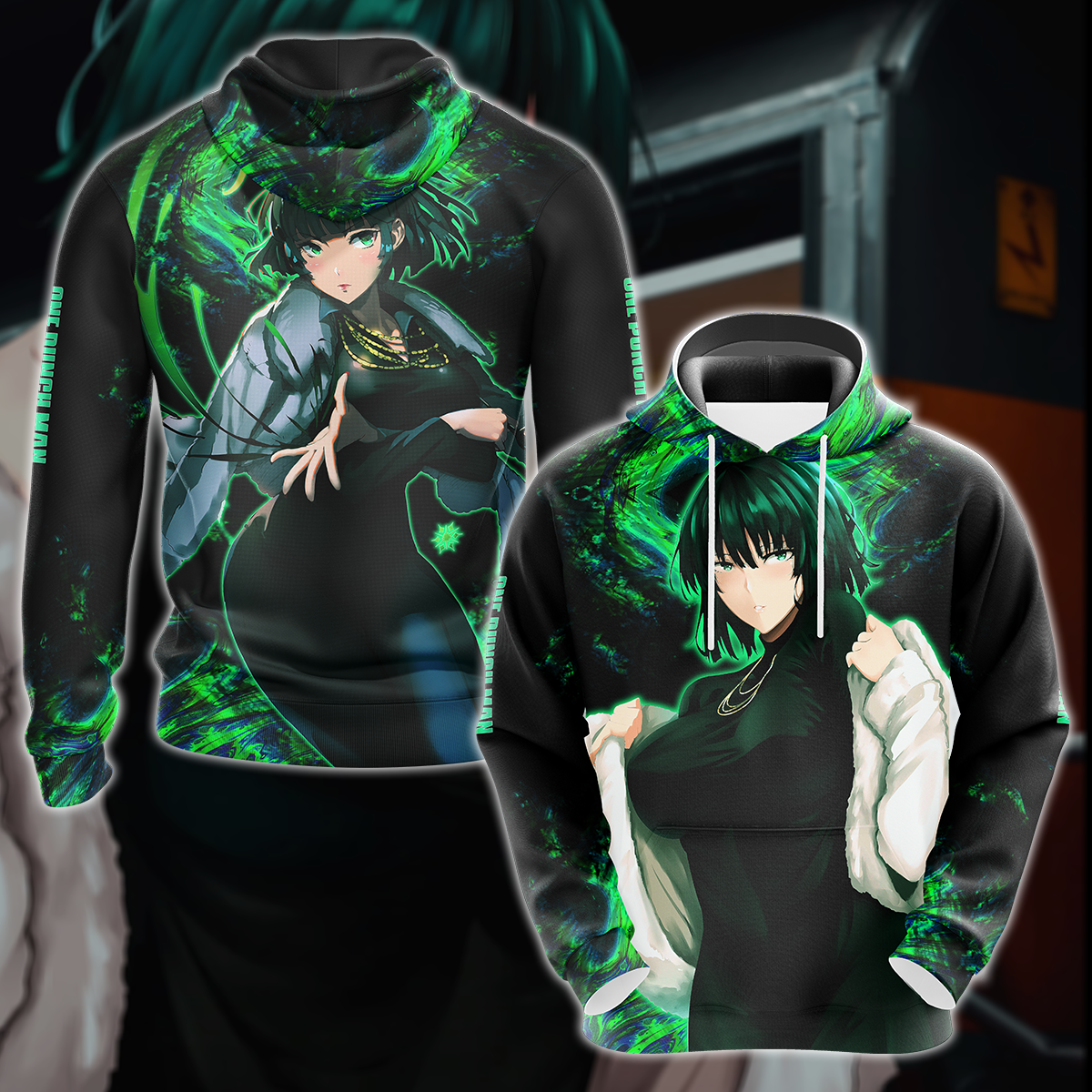 One Punch Man Fubuki 3D All Over Print T-shirt Tank Top Zip Hoodie Pullover Hoodie Hawaiian Shirt Beach Shorts Jogger