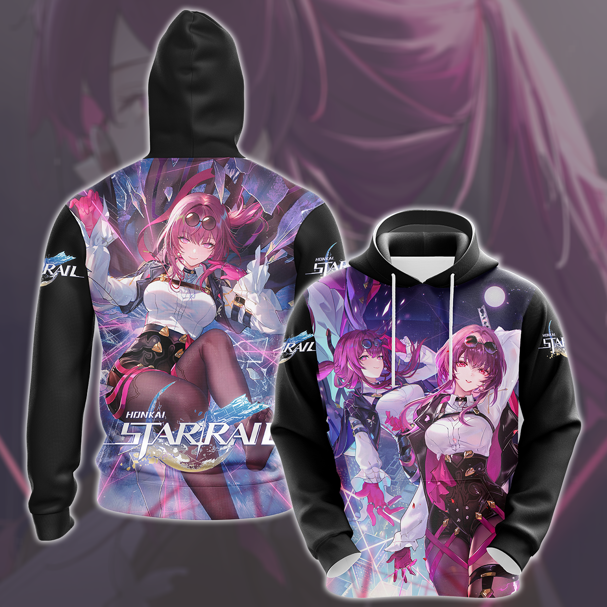 Honkai: Star Rail Kafka Video Game All Over Printed T-shirt Tank Top Zip Hoodie Pullover Hoodie Hawaiian Shirt Beach Shorts Joggers