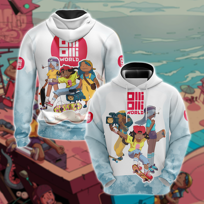 OlliOlli World 3D All Over Print T-shirt Tank Top Zip Hoodie Pullover Hoodie Hawaiian Shirt Beach Shorts Jogger