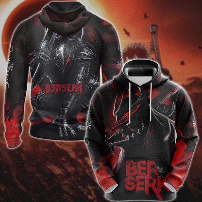 Berserk 3D All Over Print T-shirt Tank Top Zip Hoodie Pullover Hoodie Hawaiian Shirt Beach Shorts Jogger