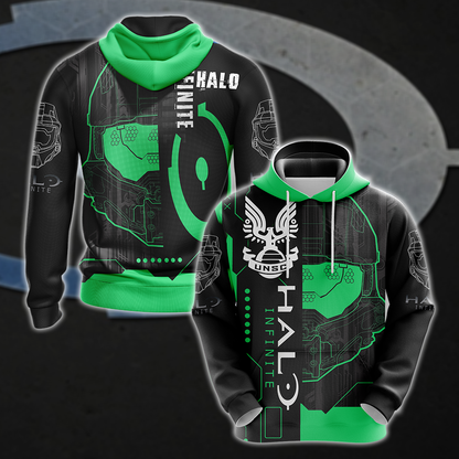 Halo Infinite All Over Print T-shirt Tank Top Zip Hoodie Pullover Hoodie Hawaiian Shirt