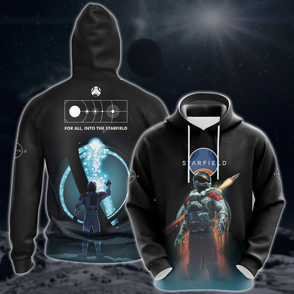 Starfield Video Game 3D All Over Printed T-shirt Tank Top Zip Hoodie Pullover Hoodie Hawaiian Shirt Beach Shorts Joggers