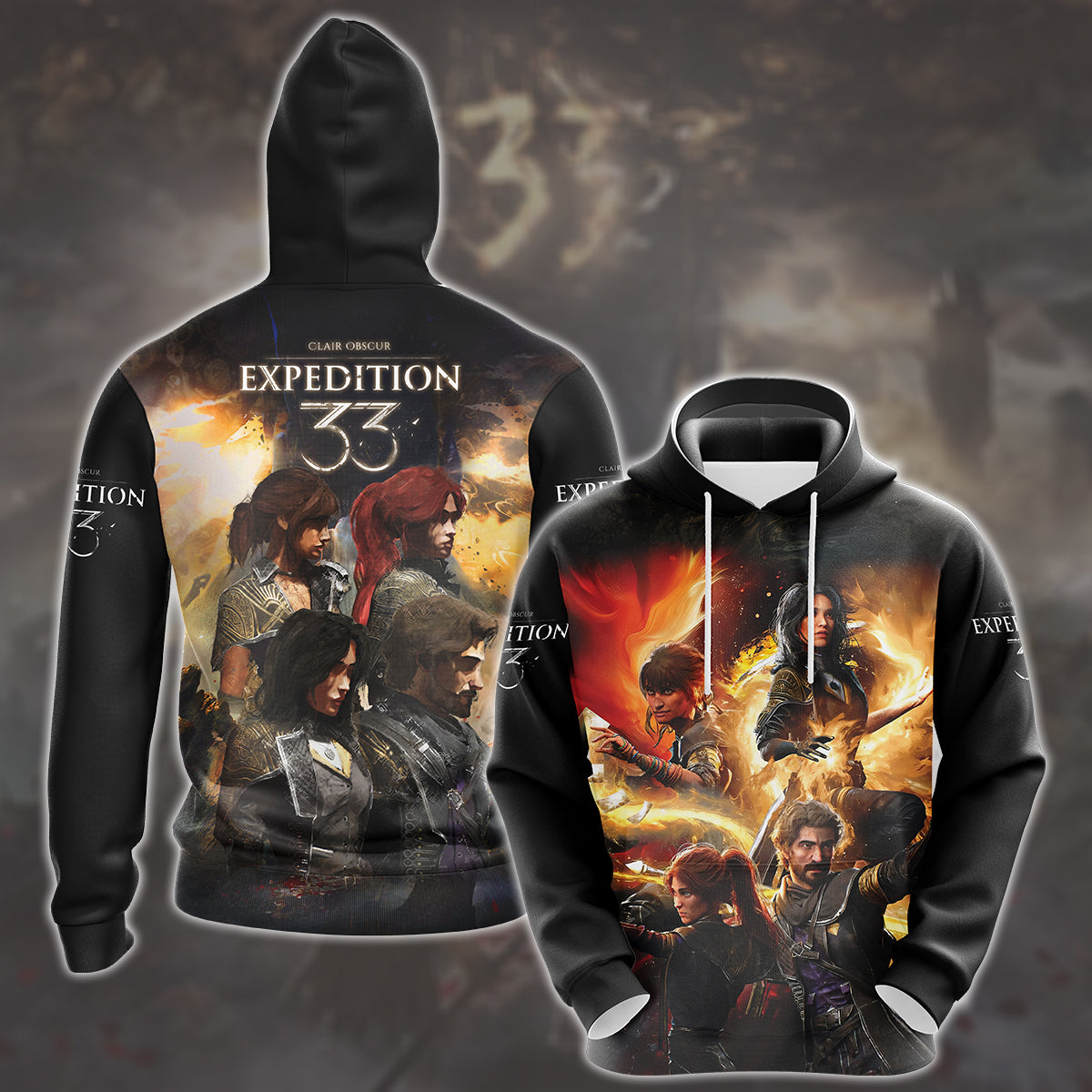 Clair Obscur: Expedition 33 Video Game All Over Printed T-shirt Tank Top Zip Hoodie Pullover Hoodie Hawaiian Shirt Beach Shorts Joggers