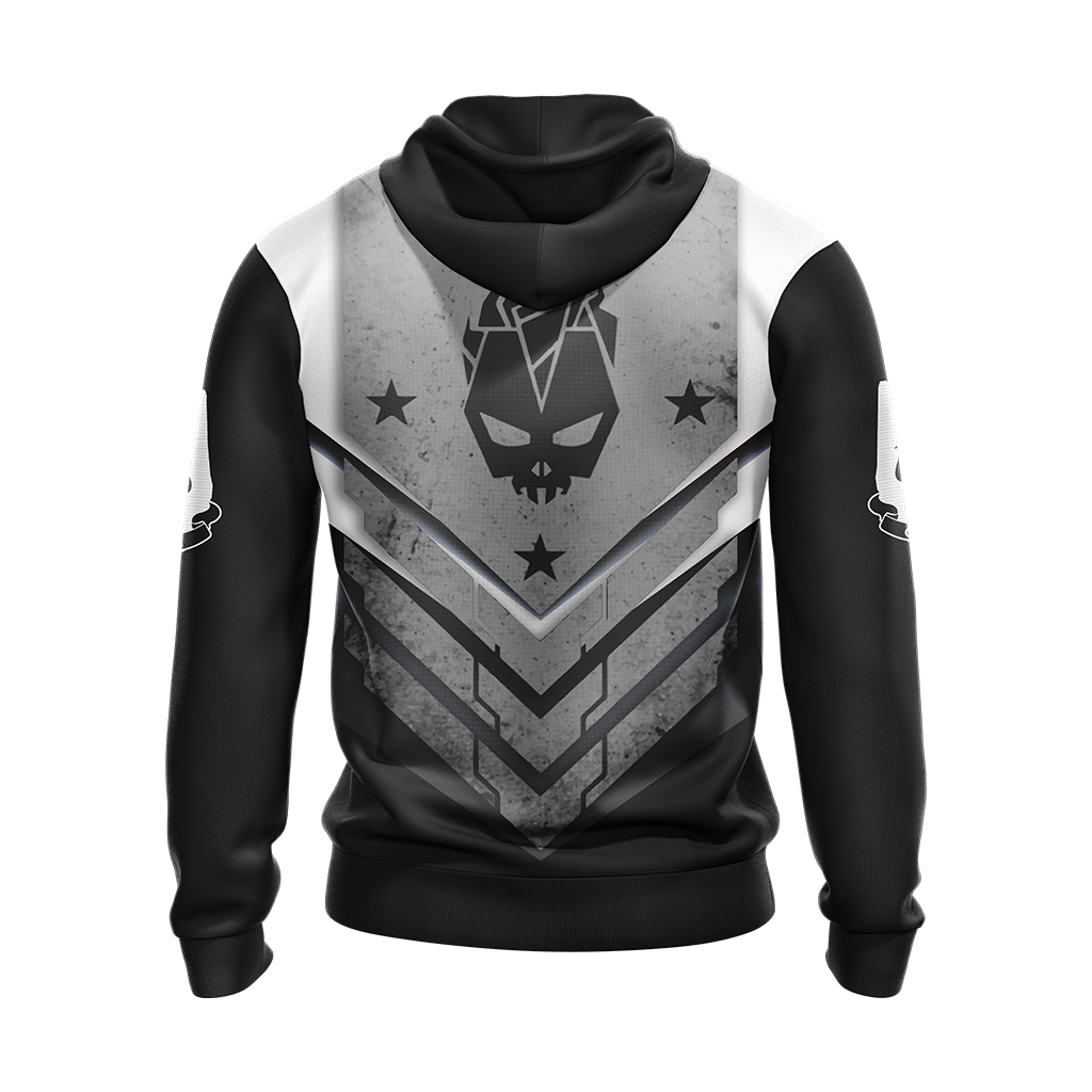 Halo Hoodie Halo Odst First In Never Out Hoodie White Black Unisex - Cozy Hoodie For Cold Weather