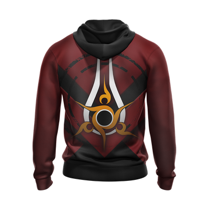 Halo Hoodie Halo Arbiter Emblem Hoodie Red Unisex - Cozy Hoodie For Cold Weather