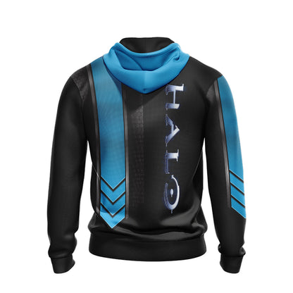 Halo Hoodie Halo Fireteam Raven Hoodie Black Blue Unisex - Cozy Hoodie For Cold Weather