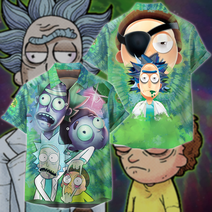 Rick and Morty 3D All Over Print T-shirt Tank Top Zip Hoodie Pullover Hoodie Hawaiian Shirt Beach Shorts Jogger