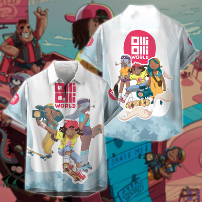 OlliOlli World 3D All Over Print T-shirt Tank Top Zip Hoodie Pullover Hoodie Hawaiian Shirt Beach Shorts Jogger