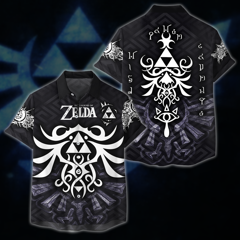 Legend of Zelda All Over Print T-shirt Tank Top Zip Hoodie Pullover Hoodie Hawaiian Shirt