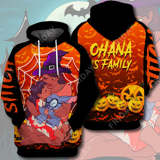  LAS T-shirt Ohana Is Family Halloween T-shirt High Quality Awesome DN Stitch Hoodie Sweater Tank