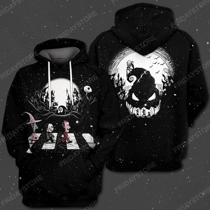  TNBC T-shirt Crossing Road In Nightmare Halloween Black T-shirt Cool High Quality TNBC Hoodie Sweater Tank 